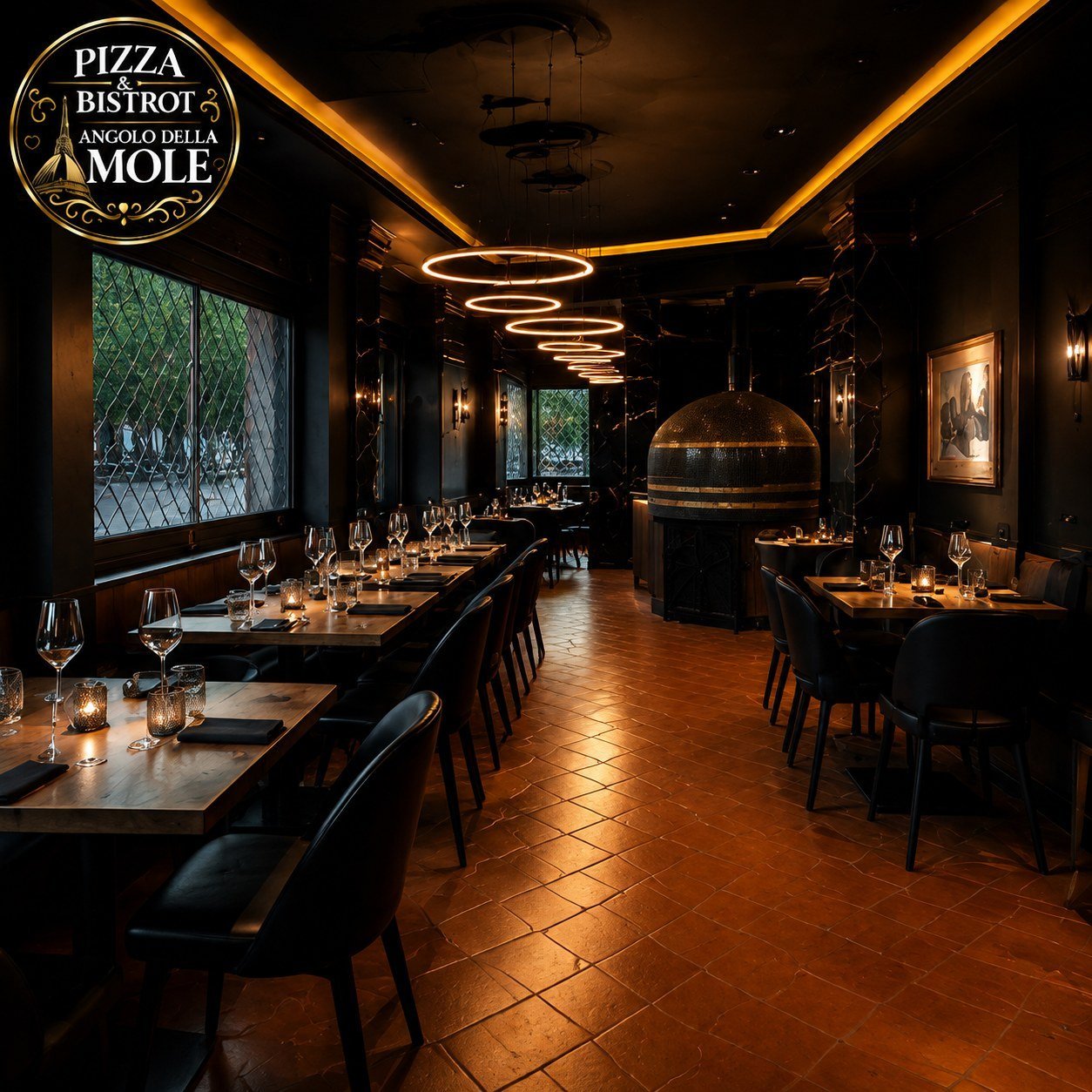 La sala centrale del ristorante