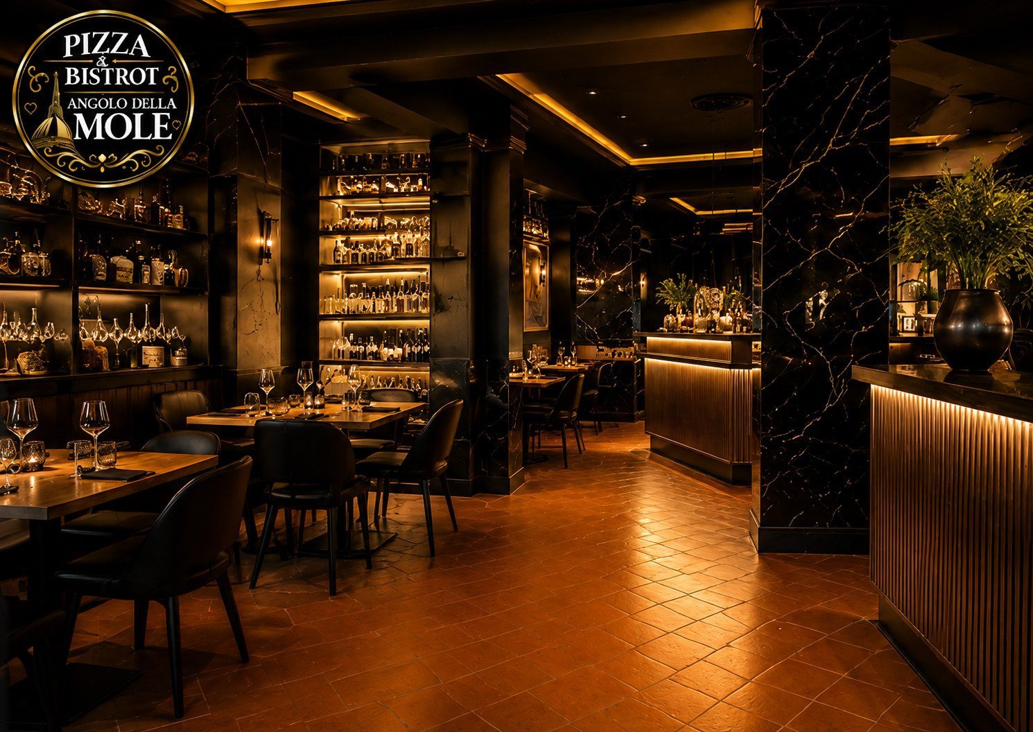 La sala del ristorante